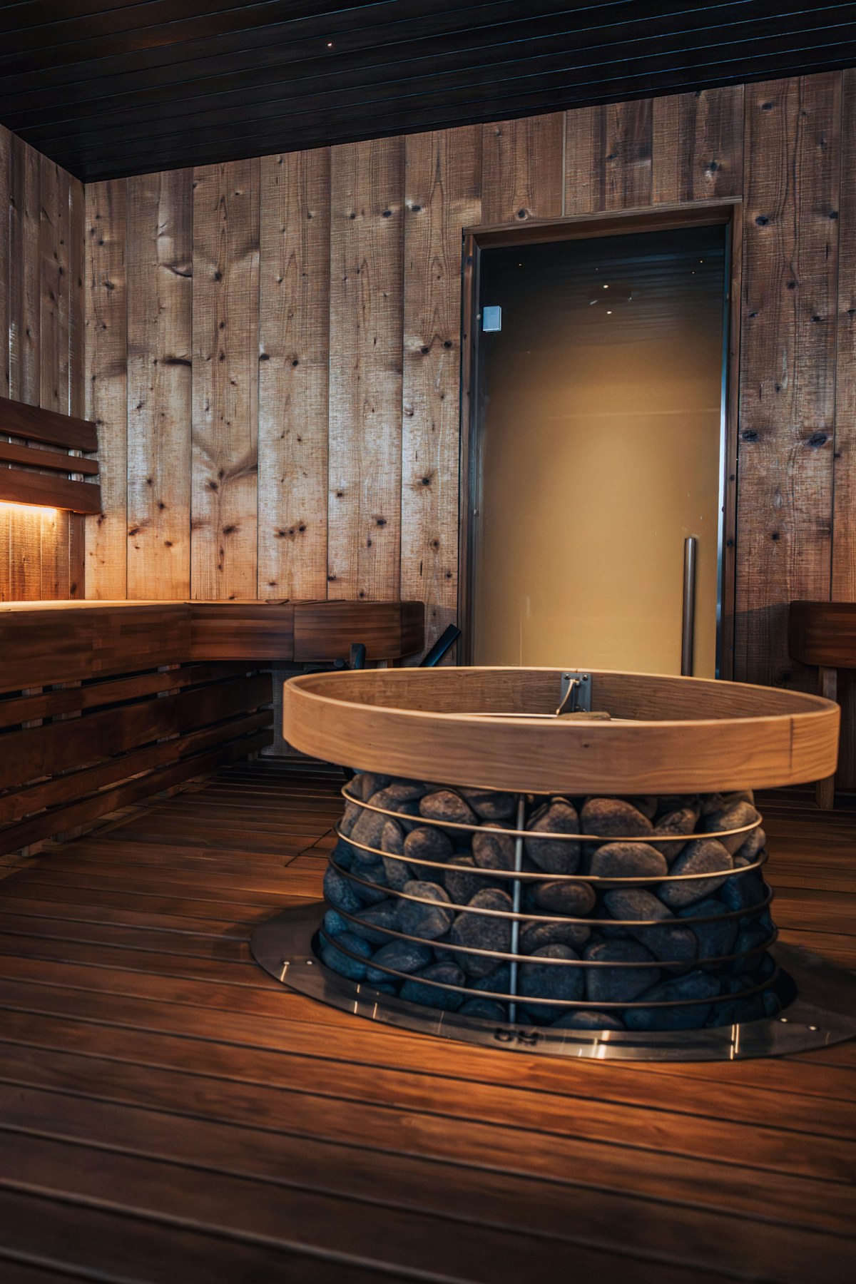 Sauna or wellness room in cedar